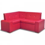 Кухонный диван красный КУ-12