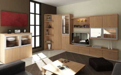 Гостиная мебель RIVA вишня